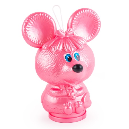 Новогодняя упаковка «Сластёна Мышка (розовый)» ПК-01р